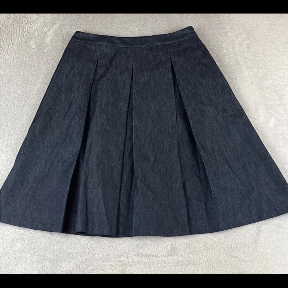 The Limited womens blue zip up skirt size 8